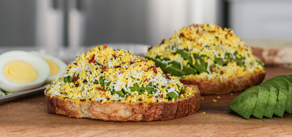 conestoga-farms-recipe-Grated Egg Avocado Toast