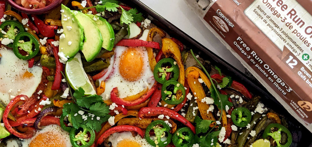 conestoga-farms-recipe-Sheet Pan Breakfast Fajitas