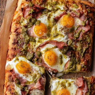 Green Eggs and Ham Focaccia